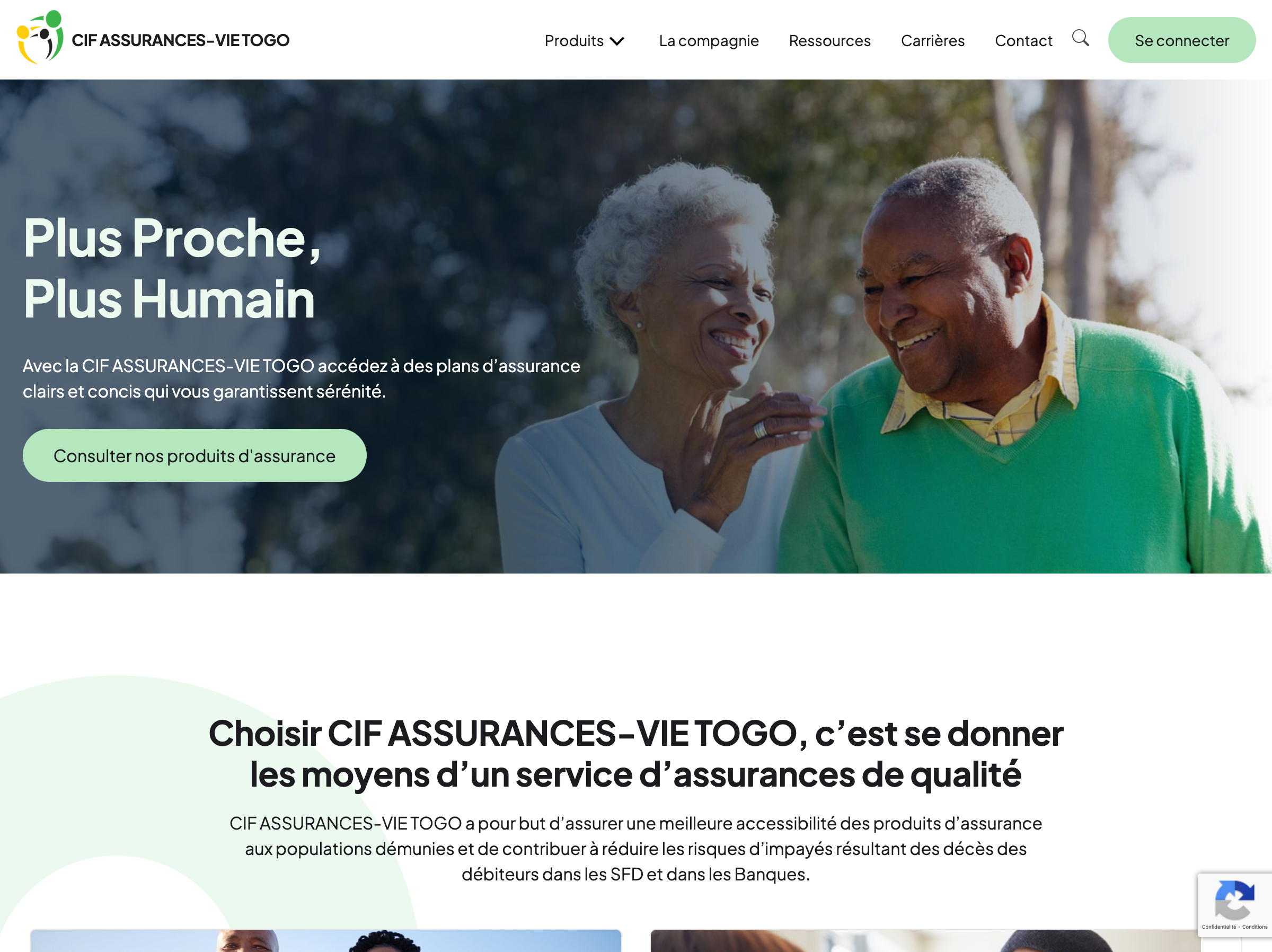 capture cif assurances vie togo